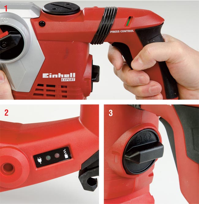 regolazioni martello perforatore