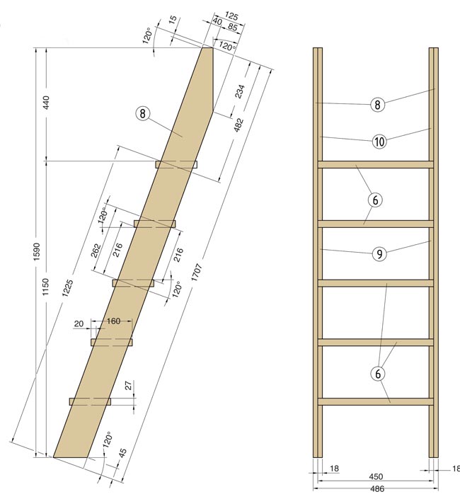 scala per letto