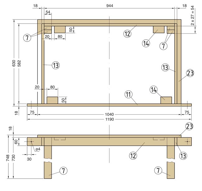 costruire un letto a soppalco 7