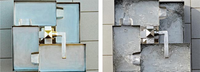 fontana con acqua