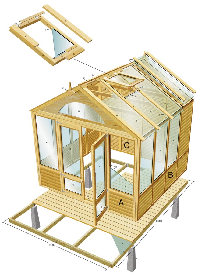 casetta in legno