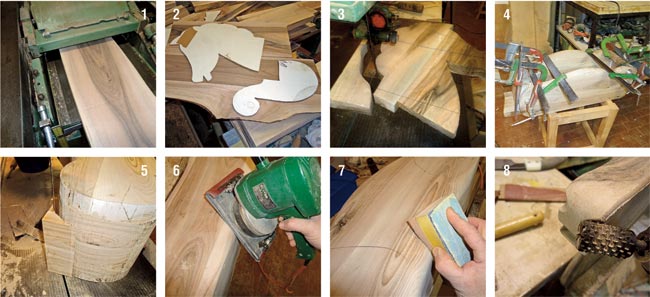 piallatura e unione del legno