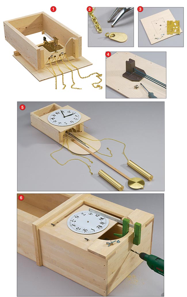 supporto meccanismo orologio