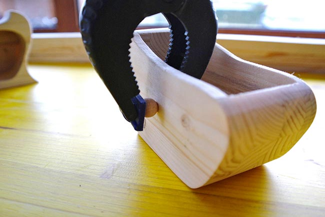 pomolo di legno