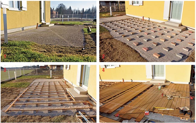 posa terrazza in legno