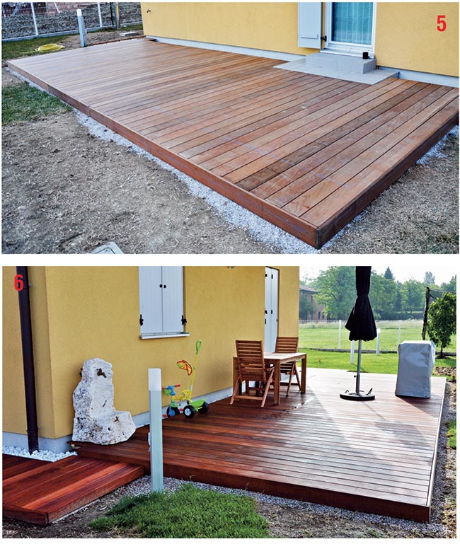 terrazza di legno