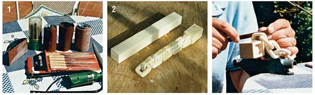 catena con legno