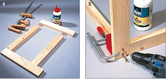 assemblaggio tramite spinatura cieca
